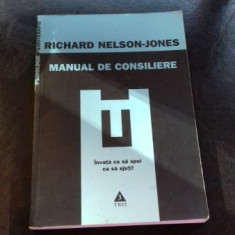 MANUAL DE CONSILIERE - RICHARD NELSON JONES