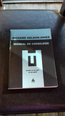 MANUAL DE CONSILIERE - RICHARD NELSON JONES foto