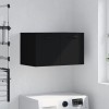 VidaXL Dulap de perete, negru, 60x36,5x35 cm, lemn prelucrat 830037
