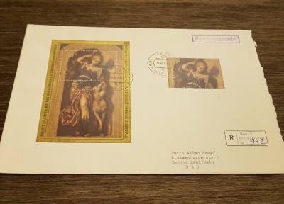 Plic filatelic URSS 1979 Veronese- (Plic format mare) foto