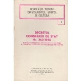 Legislatie privind invatamintul, stiinta si cultura