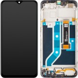 Display Oppo A12 / A7 / AX7 / A5s, Rama Neagra - Ecran LCD Telefon, Inlocuire Asamblata