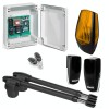 Kit Automatizare Poarta Batanta MOTORLINE LINCE400, 2x3m, 300kg/foaie, 230V, Uz Rezidential, Telecomenzi+Fotocelule