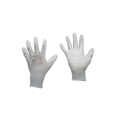 Manusi de protectie sintetice cauciucate gri, marimea M10 Cod: BK78580