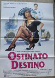 Afisul desenat al filmului Ostinato Destino, cu Monica Bellucci, 140 x 100 cm