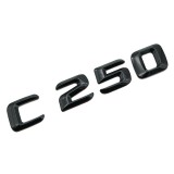 Emblema C 250 Negru, pentru spate portbagaj Mercedes, Mercedes-benz