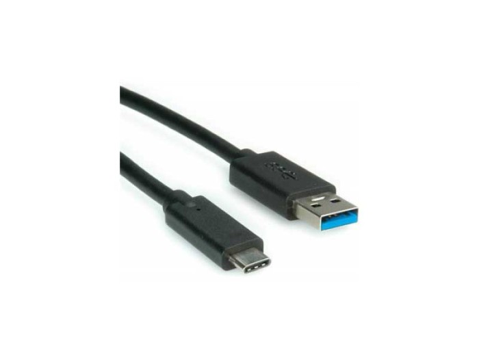 Cablu Date/ Incarcare usb Tip C, Active, 1m, negru, usb 2.0 tata la usb type-C