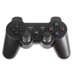 Controller wireless compatibil PS3 DoubleShock, Negru foto