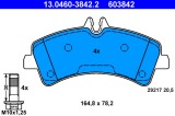ATE 13.0460-3842.2 set placute frana,frana disc