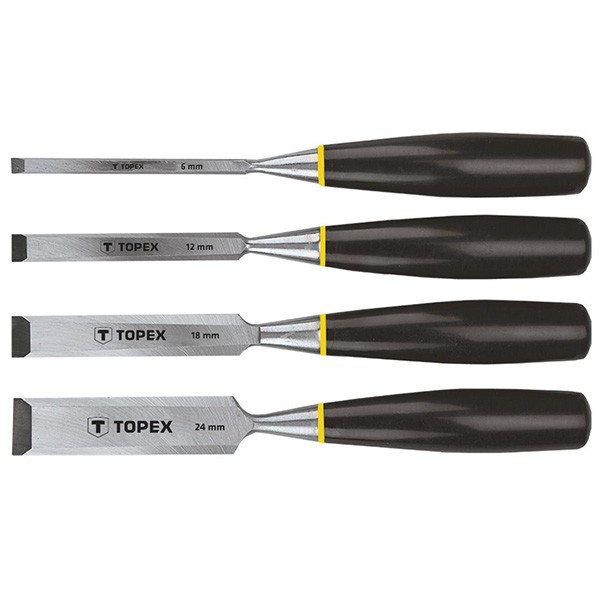 Set dalti pentru lemn 6mm, 12mm, 18mm, 24mm TOPEX 09A310 HardWork ToolsRange