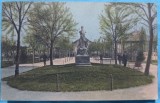 Carte postala, Alexandria, Monumentil Al. Cuza si Gradina Publica, perioada interbelica