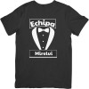 Tricou Personalizat Echipa Mirelui , Alb sau Negru, Marimi XS, 3XL