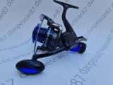 Mulineta Saimino KDT6000 9 rulmenti pentru crap cu tambur LongCast, Baitrunner, Diamant Alb