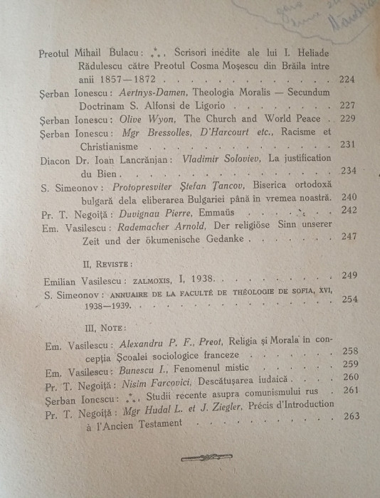 Studii teologice (1940, anul VIII, vol. I)