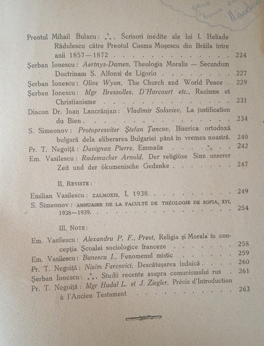 Studii teologice (1940, anul VIII, vol. I)