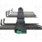 Set chei Torx&reg;, {{Material}}, TX10, TX15, TX20, TX25, TX27, TX30, TX40, TX08, TX09, lungime {{Lungime totala}}, WERA - 05024460001