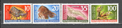 Senegal.1968 Fauna marina-Crabi MS.95 foto