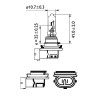Bec Far H9 Pgj19-5 65W 12V Vision Philips 95232 12361B1