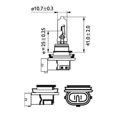 BEC FAR H9 PGJ19-5 65W 12V VISION PHILIPS 2847 foto