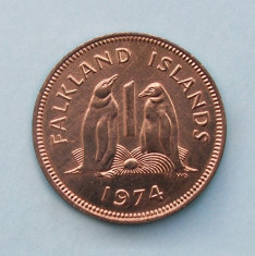 FALKLAND ISLANDS - 1 Penny 1974 foto