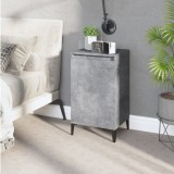 Cumpara ieftin Noptieră, gri beton, 40x35x70 cm, lemn prelucrat