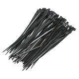 Coliere plastic negre 3.6x140 mm, set 100 buc, Breckner Germany