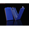 Husa Slim Flip Flexi Sony Xperia Z3 (D6603) Albastru, Cu clapeta, Piele Ecologica