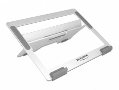 Stand din aluminiu pentru tableta si laptop, Delock 18415