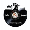 ANIVERSARE CASATORIE-ceas de perete (personalizabil)