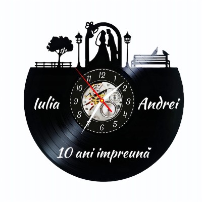ANIVERSARE CASATORIE-ceas de perete (personalizabil) foto