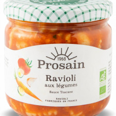 Ravioli BIO cu umplutura de legume si sos toscan Prosain