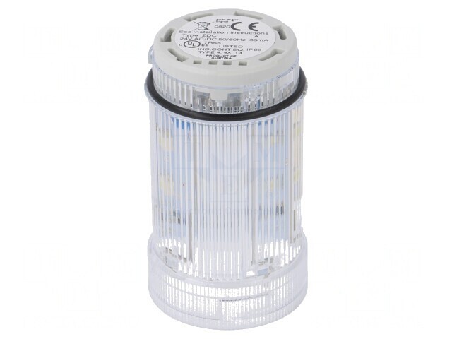 Semnalizator LED Transparent 24V IP66