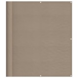 Cumpara ieftin Paravan de balcon, gri taupe, 120x1000cm, 100% poliester oxford