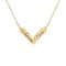 Colier personalizat cu nume din argint 925 placat cu aur galben 24K