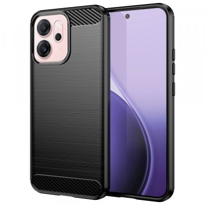 Husa pentru Oppo Reno14 F, Techsuit, Carbon, Neagra foto