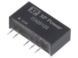Convertor DC/DC 5V la 12V/-12V 1W SIP THT