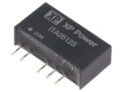 Convertor DC/DC 5V la 12V/-12V 1W SIP THT foto