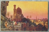 AD 639 C. P. VECHE - F.PERLBERG: ABEND IN KAIRO -EVENING IN CAIRO, Circulata, Franta, Printata