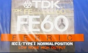 Caseta audio TDK FE60 Ferric. Noua, sigilata foto