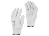 Mănuşi de protecţie albe LAHTI PRO L251408K, dimensiune 8, izolate cu agăţătoare