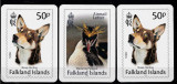 3 calendare Ins. Falkland, caine, pinguin, 2024/2025, stare foarte buna