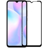 Folie Protectie Ecran Blueline pentru Xiaomi Redmi 9C, Sticla securizata, Full Face, Full Glue Neagra