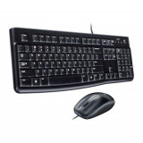 Cumpara ieftin Kit tastatura + mouse Logitech MK120, USB, layout US (Negru)