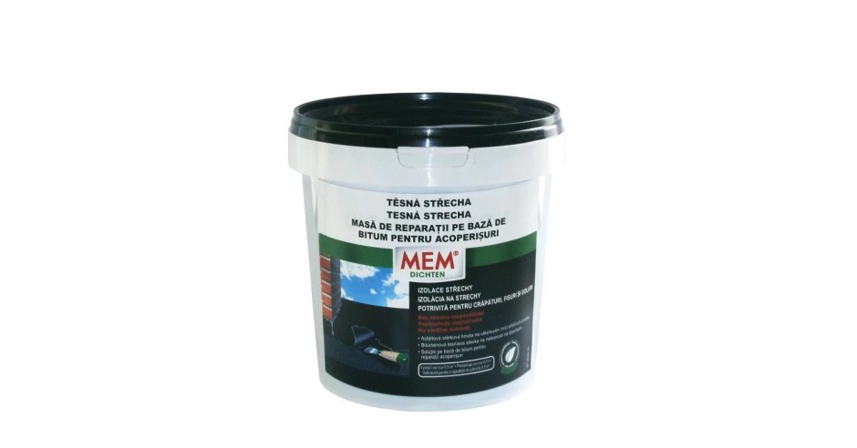 Masa de spaclu pentru reparatii acoperisuri, MEM, negru, 1 kg | Okazii.ro