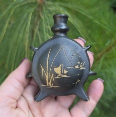STICLA VINTAGE MICUTA DIN CERAMICA, MODEL ASIATIC