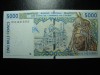 AFRICA DE VEST / SENEGAL 5000 FRANCS 2001 EXCELENTA