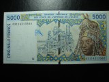 AFRICA DE VEST / SENEGAL 5000 FRANCS 2001 EXCELENTA