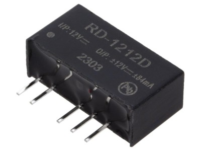 Convertor DC/DC 2W 12V/-12V foto