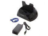 Staţie de Andocare USB 3.0 Neagră, Gembird