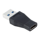 Cumpara ieftin Adaptor USB tata la tip C mama, pentru telefon, laptop, negru